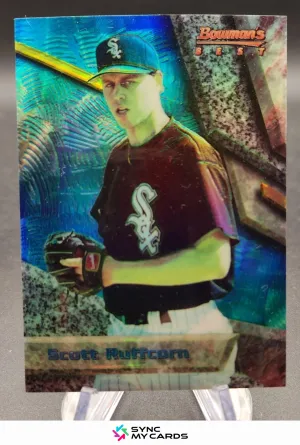 1994 Bowman's Best Blue Refractor Scott Ruffcorn #36