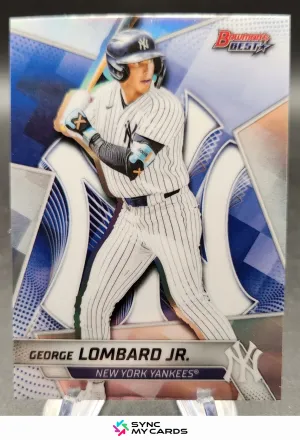 2025 Bowman's Best George Lombard Jr. #TP-23 Refractor Yankees