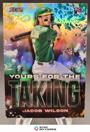 2025 Topps Stadium Club - Jacob Wilson Yours for the Taking RC #YK-6 Athletics