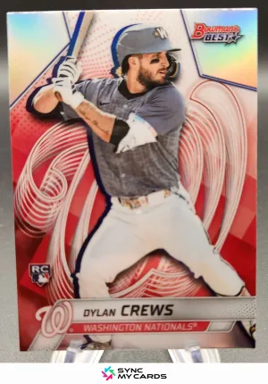 2025 Dylan Crews Topps Bowman Best Rookie Refractor