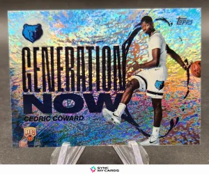 2025-26 Topps Sandglitter Generation Now Rookie RC Cedric Coward #GN-11
