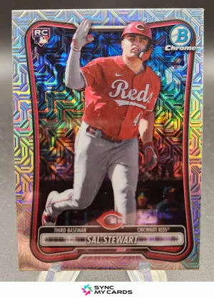 2026 Bowman Mega Sal Stewart Rookie Mojo Refractor RC #6 Reds