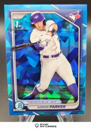 2024 Bowman Draft Sapphire Aaron Parker 1st RC Toronto Blue Jays #BDC-160