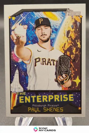 2026 Topps Heritage Paul Skenes The Enterprise #TE-PS Pirates Cy Young