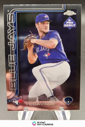 2025 Topps Pro Debut Trey Yesavage Chrome #PDC-45 Toronto Blue Jays