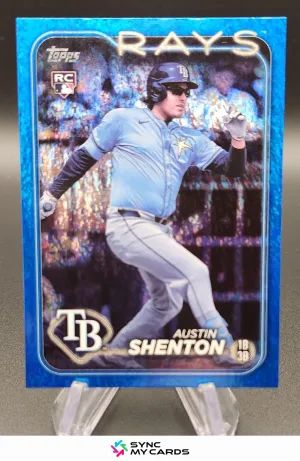2024 Topps Update Blue Holo Foil #US275 Austin Shenton Serial #/999
