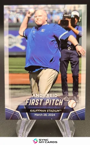 2024 Topps Update Series Andy Reid First Pitch #FP-6
