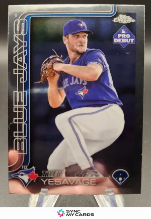 2025 Topps Pro Debut Trey Yesavage Chrome #PDC-45 Toronto Blue Jays