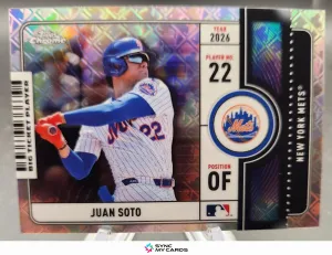 2026 Topps Chrome Logofractor Juan Soto Big Ticket Player #BTP-11 Mets