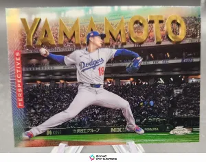 2026 Topps Chrome Yoshinobu Yamamoto #P-4 Perspectives Refractor Dodgers SP
