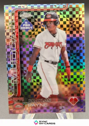 2025 Topps Pro Debut Braylon Payne X-Fractor Parallel #PDC-25 Brewers
