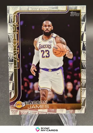 2025-26 Topps Basketball LeBron James Season Tip Off Parallel Lakers