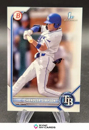 2022 Bowman Draft - Chandler Simpson #BD-26 (RC) Rays