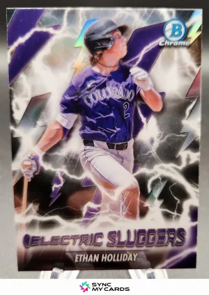 2026 Bowman Ethan Holliday Electric Sluggers #ES-13 Rockies