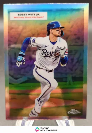 2025 Topps Chrome Platinum Anniversary Bobby Witt Jr/George Brett Double Header