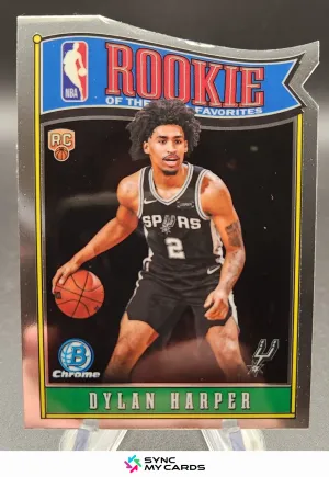 2025-26 Bowman Chrome Rookie of the Year Favorites #RY-2 Dylan Harper Spurs