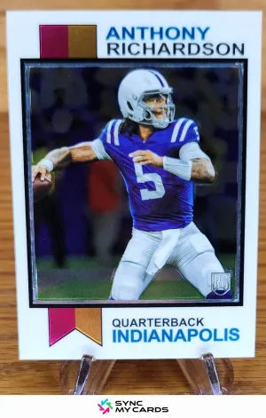 ANTHONY RICHARDSON 2023 Topps Composite 1973 Chrome RC Rookie #1973-14 Colts