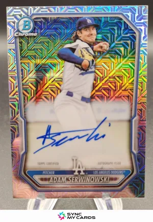 2026 Bowman Mega Box Adam Serwinowski Chrome Auto Mojo Refractor #BMA-ASE