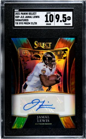2021 Panini Select Jamal Lewis SGC 9.5
