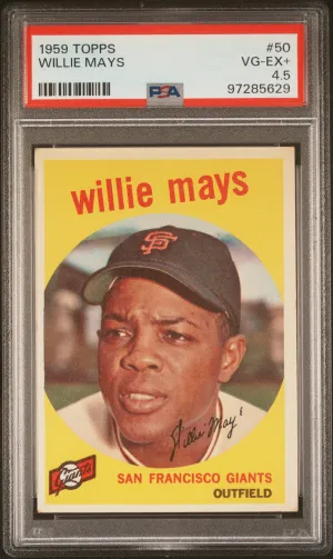 1959 Topps Willie Mays PSA 4.5