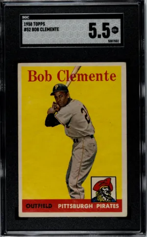 1958 Topps Bob Clemente SGC 5.5