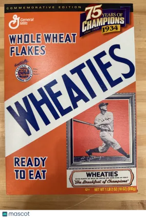 1999 Wheaties 75 Years of Champions Lou Gehrig