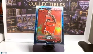 2025 Topps Chrome Dennis Rodman #95 Blue Refractor
