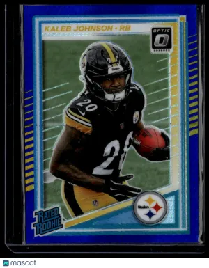2025 Panini Donruss Optic Kaleb Johnson #232 Blue Rookie