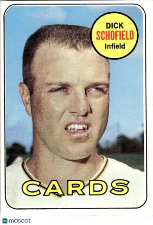 1969 Baseball Card Dick Schofield #18