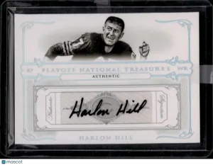 2007 Playoff National Treasures Harlon Hill #95 /50