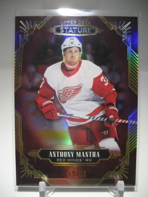 2020-21 Upper Deck Stature Anthony Mantha Purple Parallel #19/85