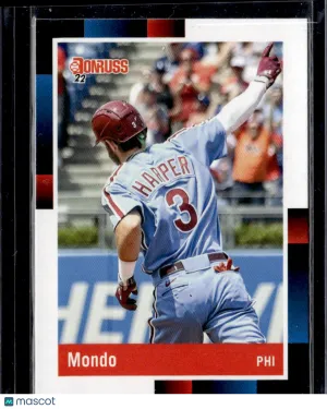 2022 Donruss 1988 Retro Bryce Harper #251 "Mondo" Nickname