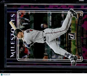 2025 Donruss Milestones Joe Mauer #20 Purple /99