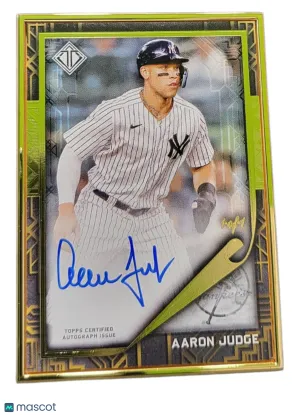 2022 Topps Transcendent Collection Aaron Judge #GDA-AJ3 Gold Deco