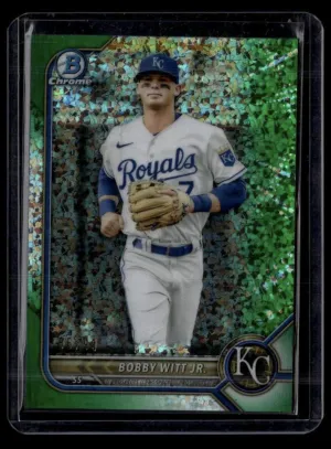 BCP-146 Bobby Witt Jr. 2022 Bowman - Chrome Prospects Green Mini-Diamond Refractors #/99