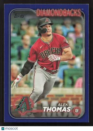2024 Topps Alek Thomas #282 Royal Blue