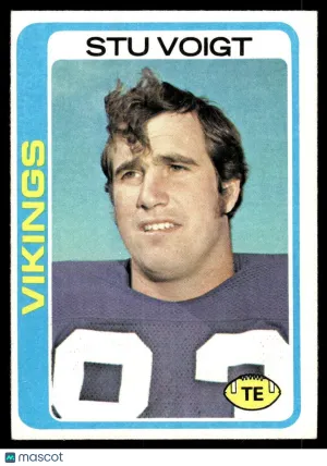 1978 Football Stu Voigt #489