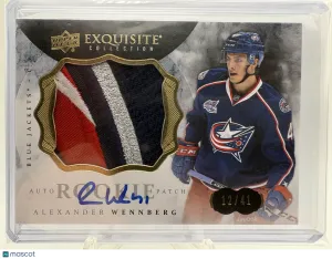 2013 Exquisite Alexander Wennberg #57 Event-Used Memorabilia Rookie Patch 12/41