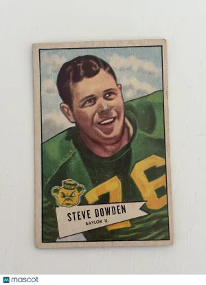 1952 Bowman Steve Dowden #40