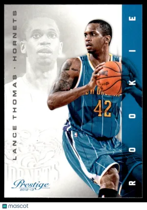 2012-13 Panini Prestige Basketball Lance Thomas RC New Orleans Hornets #186