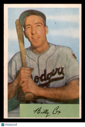 1954 Bowman Billy Cox #26