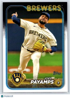 2024 Topps Update US153 Joel Payamps Milwaukee Brewers