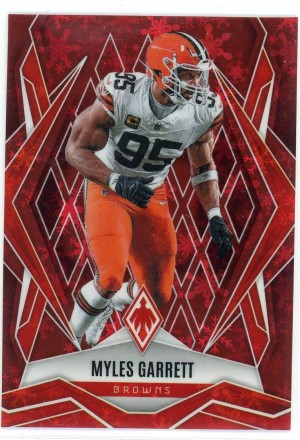 2025 Panini Phoenix Myles Garrett Red Winter 38/399 front