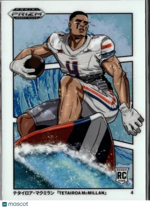 Tetairoa McMillan 2025 Panini Prizm Draft Picks Manga #M-7 RC Football Card