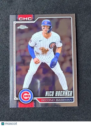 2026 Topps Chrome 29 Nico Hoerner Chicago Cubs