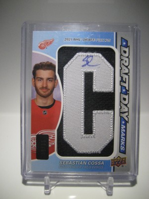 2024-25 Upper Deck Sp Game Used - Draft Day Marks Sebastian Cossa #DDM-SC /35...