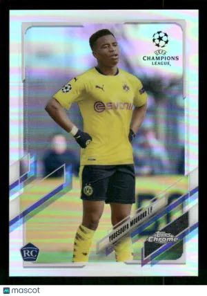 2020-21 Topps Chrome UEFA Champions League Youssoufa Moukoko #55 Refractor