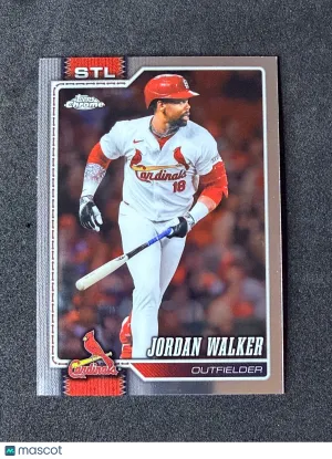 2026 Topps Chrome 221 Jordan Walker St. Louis Cardinals