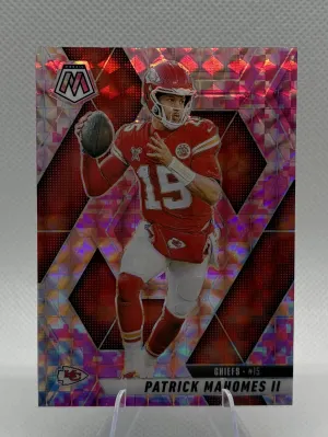 2025 Panini Mosaic Patrick Mahomes II #200 Camo Pink
