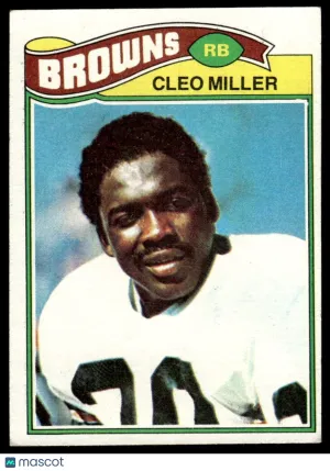 1977 Football Card Cleo Miller #92